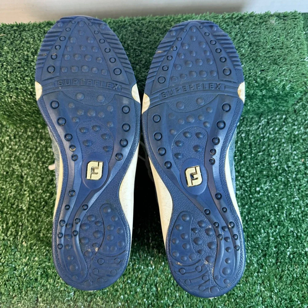 FootJoy 92905 Womens Blue Gray‎ Spikeless Golf Shoes Size 8.5 M